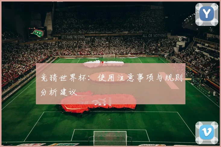竞猜世界杯：使用注意事项与规则分析建议